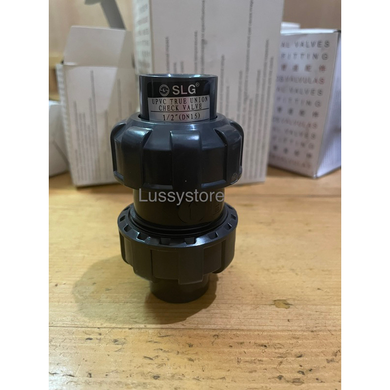 True Union Double Watermur SLG UPVC 1/2 inch / Ball Check Valve SLG JIS 1/2inch