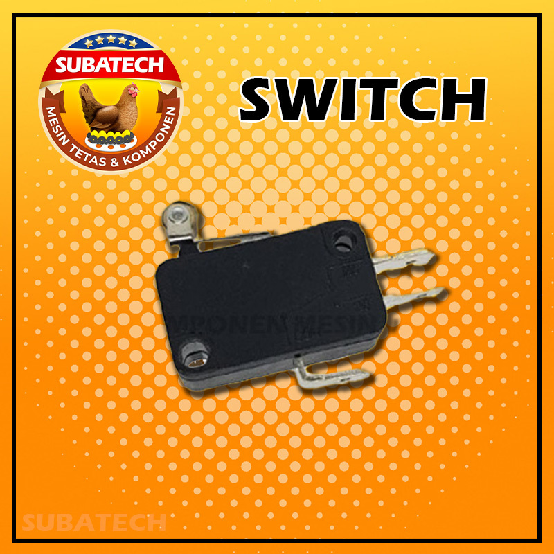 Microswitch Switch untuk Komponen Mesin Tetas Telur