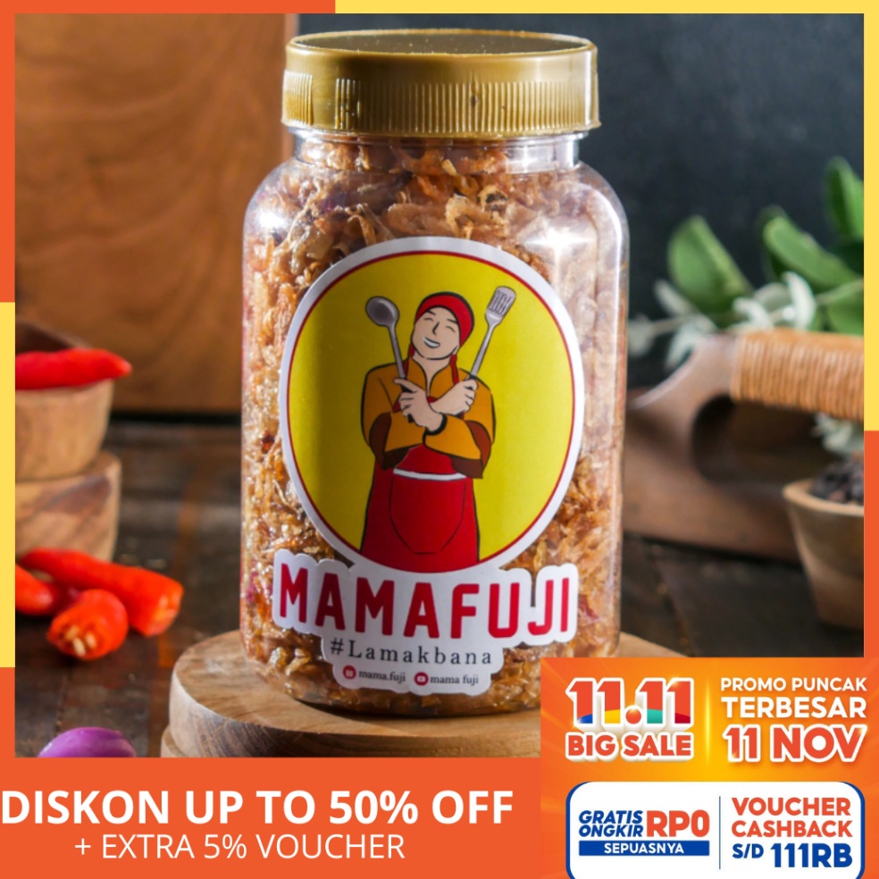 

[✎R40@] Mamafuji - Bawang Goreng Original Tanpa Pengawet Kriuk Gurih Manis Sale of Day