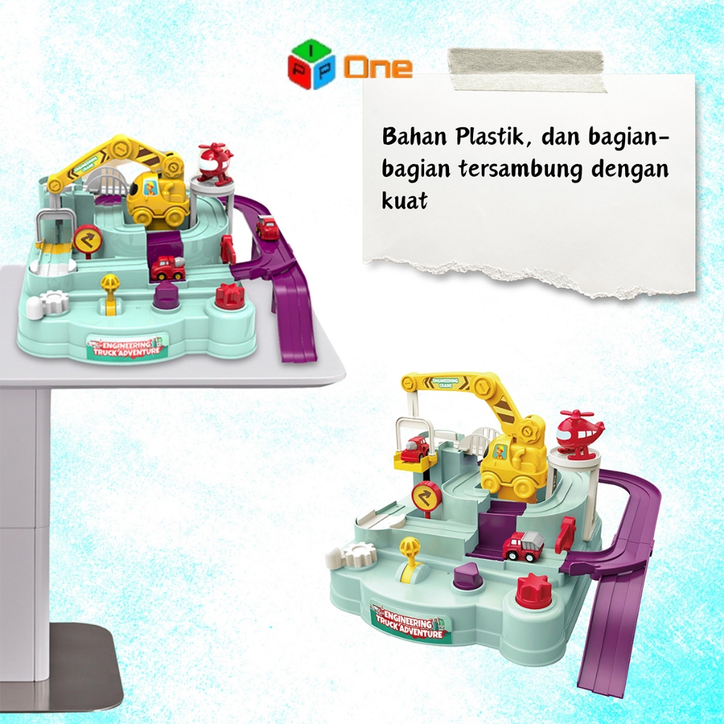 Mainan Brain Game Car Adventure Track Edukasi Anak