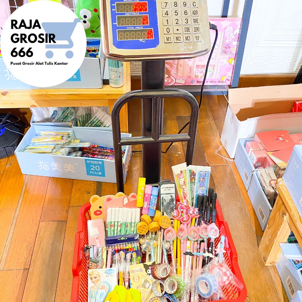 

[COD LJ37] Rajagrosir PAKET ALAT TULIS 1000 GRAM atau 1 KG Stationery Stok Banyak