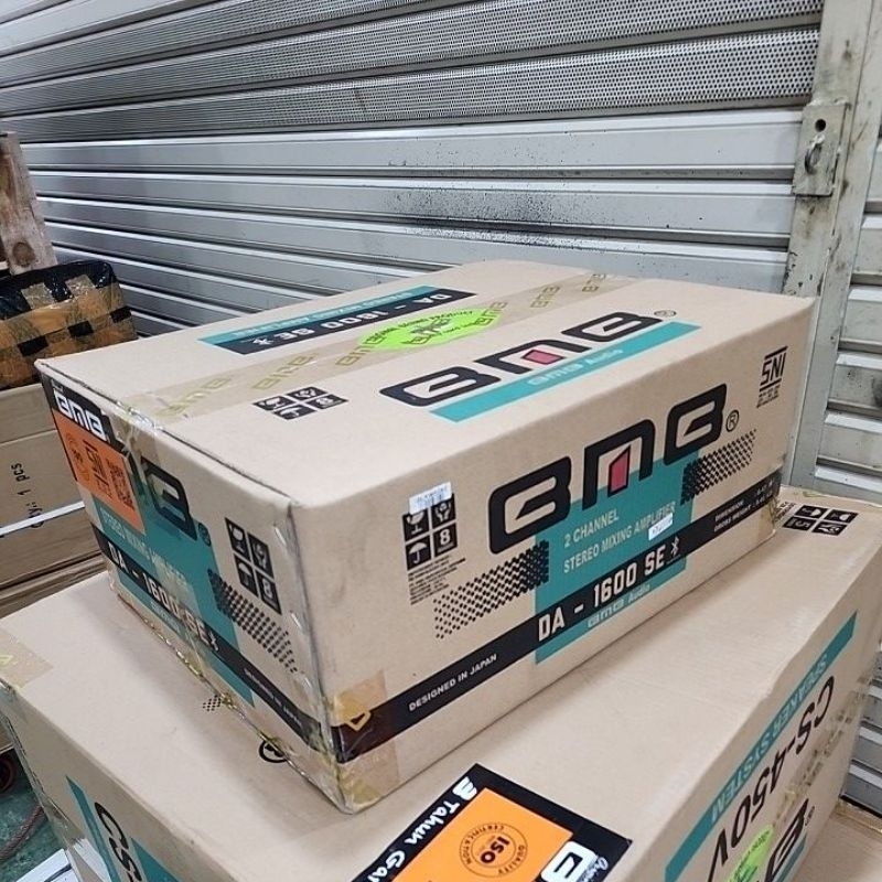 (PAKAI PETI KAYU) POWER AMPLIFIER BMB DA 1600 / DA1600 SE bluetooth garansi resmi 1 tahun bmb
