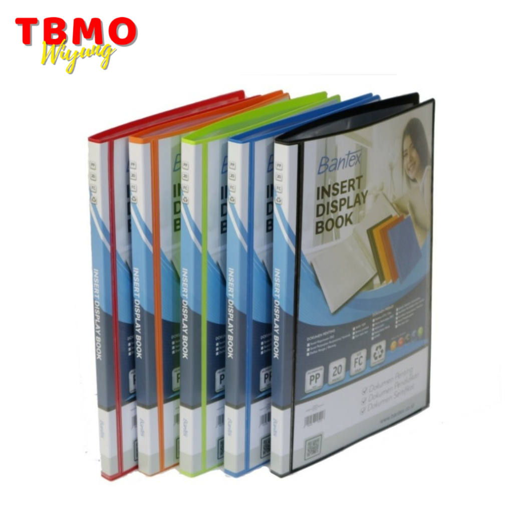 

TBMO Bantex Insert Display Book PP Folio 10 pockets 3180I