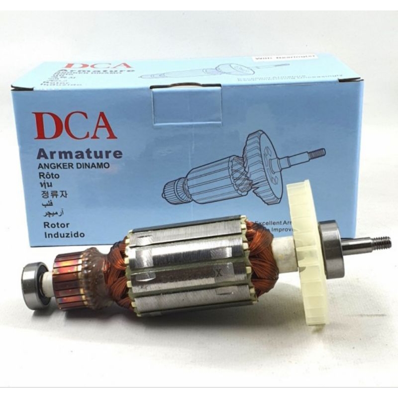 ARMATURE MT410 MT413 UNTUK MESIN MARBLE CUTTER MAKTEC TYPE MT 410 MT413