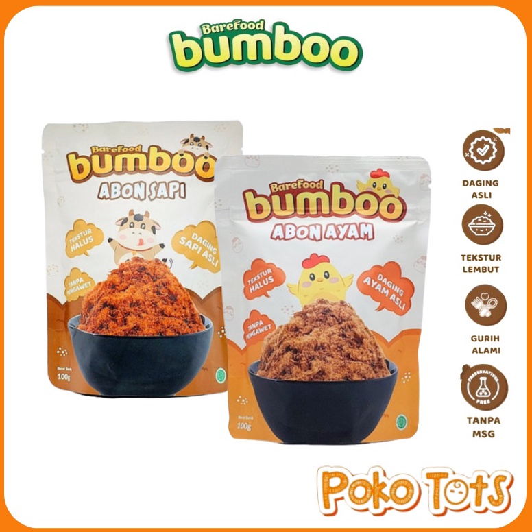 

Serb@ Murah Barefood Bumboo Abon MPASI No MSG Makanan Bayi Organik Tinggi Protein Tanpa MSG WHS [198]