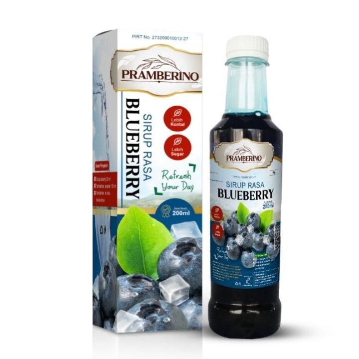 

[KODE PRODUK D7SBM4878] PRAMBERINO Sirup Blueberry 350ml
