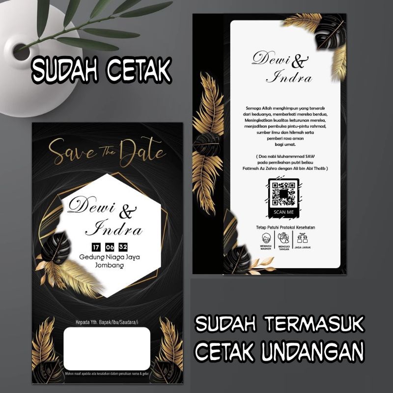 cetak undangan custom foto printing