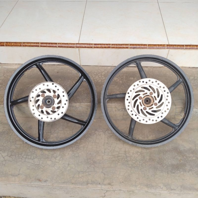 VELG RACING SUPRA X 125 DOBEL DISK BLADE 125 FI ORIGINAL COPOTAN VELG DOUBLE DISK BLADE 125 FI