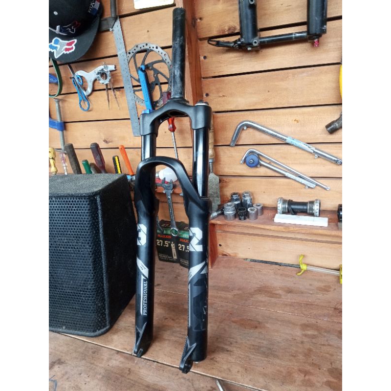 Fork MTB 27.5 ION D5 suspensi coil T120 lock