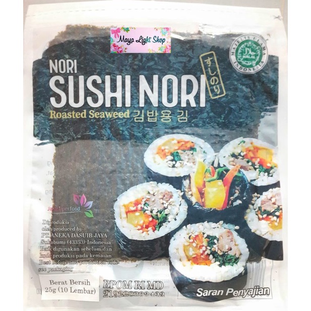 

Nori sushi isi 10 lembar murah halal bahan sushi nori bento kimbap rumput laut seaweed sushi nori 7q7fo