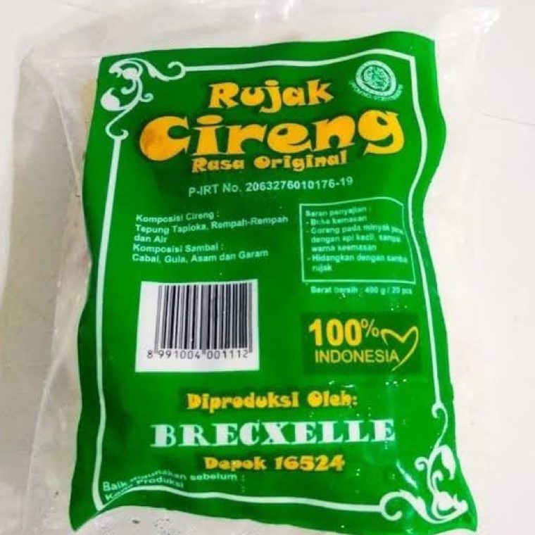 

!!LL7 rujak cireng rasa original brecxelle isi 20 pcs 42