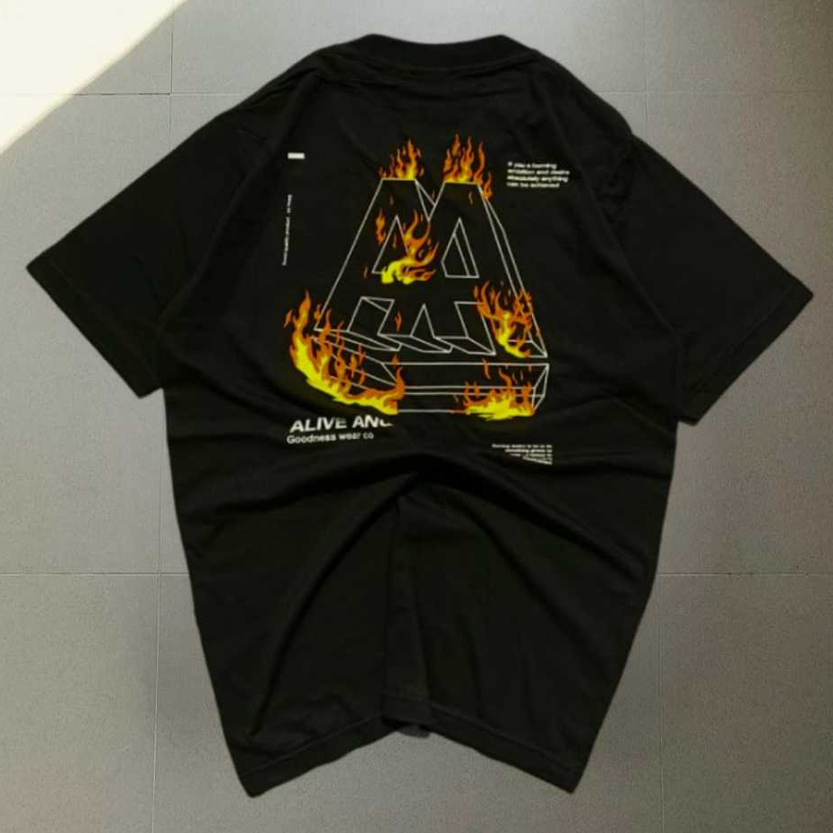 KAOS CLOTHING DISTRO ORIGINAL / KAOS DISTRO DEWASA / BAJU HITAM LENGAN PENDEK / STREETWEAR / T-SHIRT