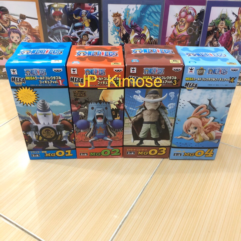 MEGA WCF MG One Piece General Franky Helloween Shirohige Whitebeard WB Edward Newgate Shirahoshi Ori