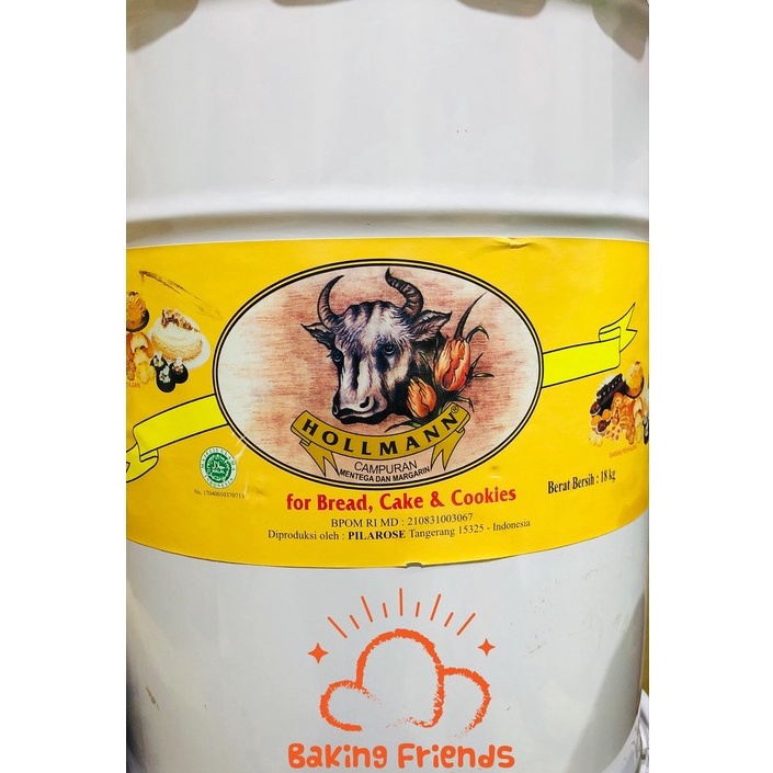 

[KODE PRODUK BKIVQ5189] Butter Hollman 1KG / Mentega Hollmann 1Kg Repack