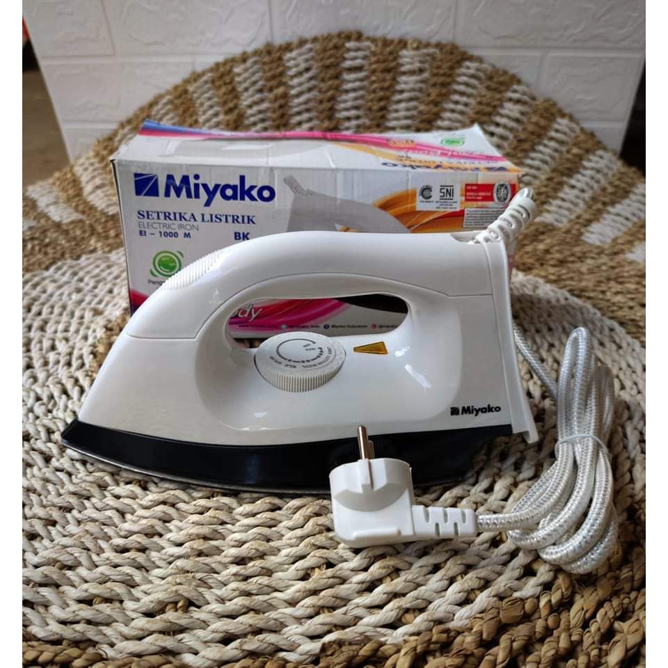 Setrika Miyako cool body 1000/1008m / setrika murah gosokan strika setrika
