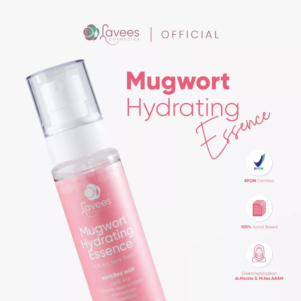 Lavees Cosmedics - Mugwort Hydrating Essence ( Toner Flek )