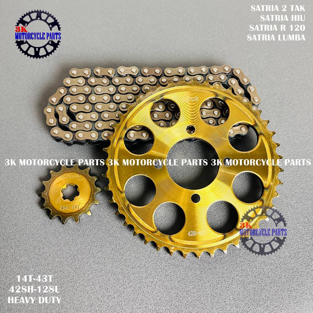 GEAR GIR SET GEAR GIR PAKET SATRIA 2 TAK SATRIA HIU SATRIA LUMBA SATRIA R 120