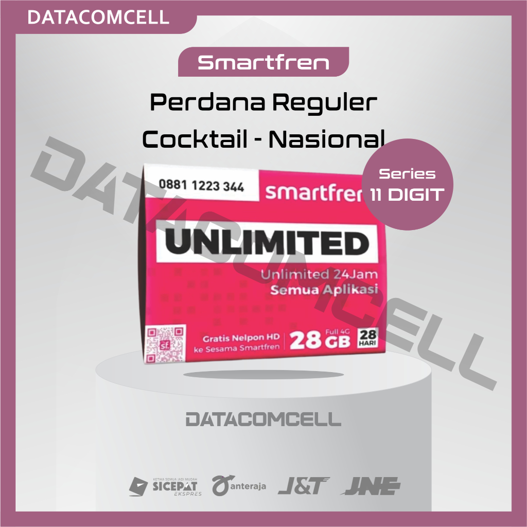 KARTU PERDANA SMARTFREN KOSONG 0k REGULER COCKTAIL NASIONAL (11 DIGIT) 2024