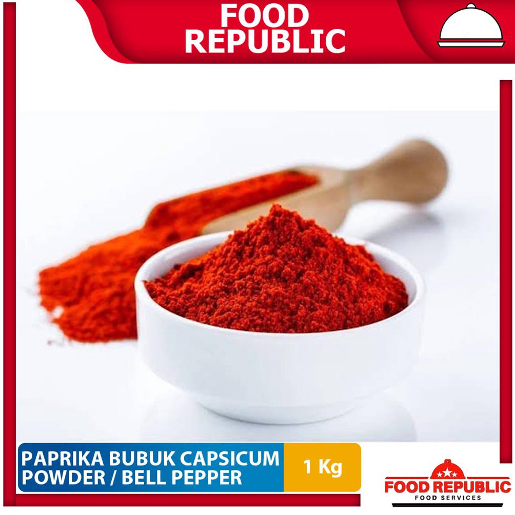 

[≛K76@] Paprika Bubuk / Capsicum Powder / Bell Pepper Powder 1 KG Import HALAL [82]