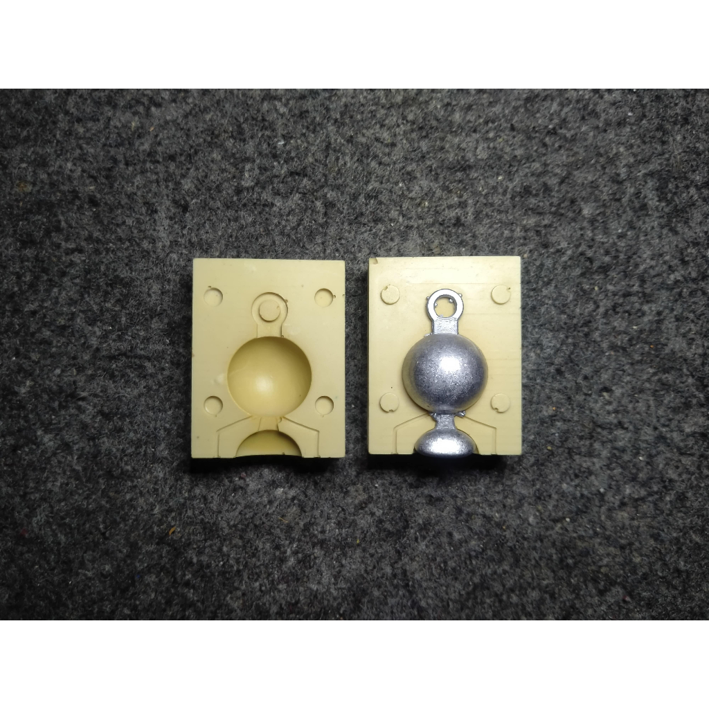 Cetakan Bandul Timah Pemberat Pancing Model Anting 55gr Lead Sinker