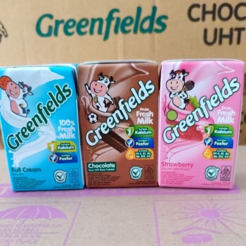 

[COD 7S65] SUSU GREENFIELDS UHT 105ML 105 ML DUS KARTON KARDUS 45