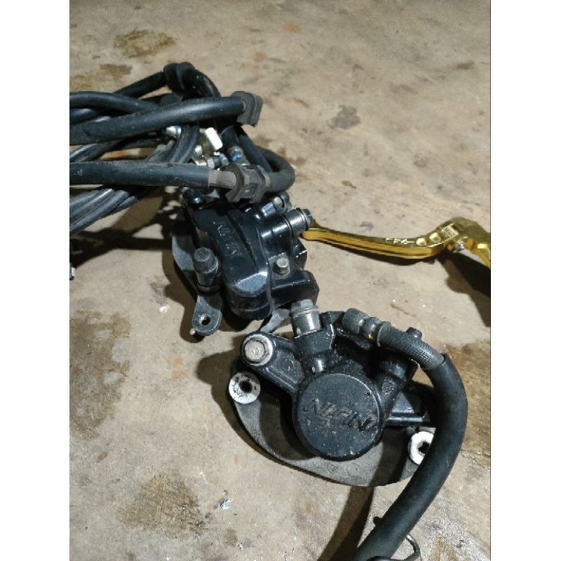 kaliper depan original pcx 3 piston Kaliper pcx originak copotan