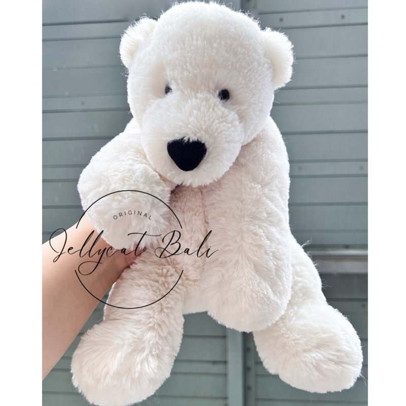 Jellycat Perry Polar Bear Medium New Original Teddy Panda Beruang