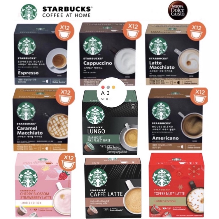

Past!! Murah Nescafe Dolce Gusto NDG Starbucks Coffee Capsule Only One