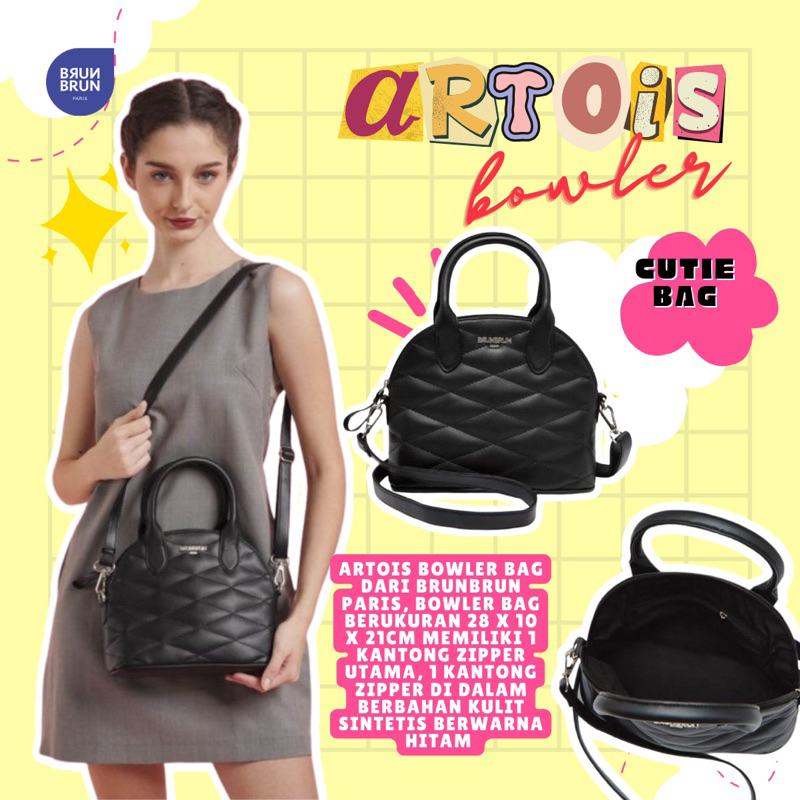 BRUNBRUN PARIS TAS WANITA ARTOIS BOWLER / TAS SLEMPANG BRUNBRUN PARIS PROMO