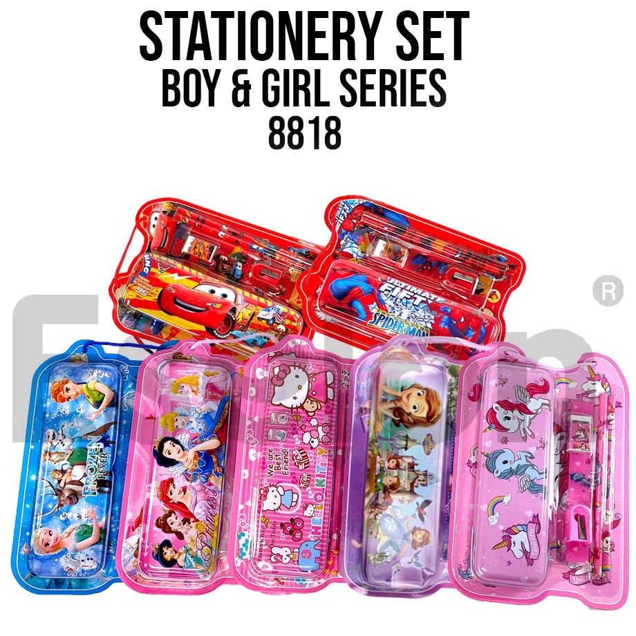 

Big Sale✫ Stationery set / Alat tulis set / Paket alat tulis / Stationery set fancy 8818 Y40 ☊