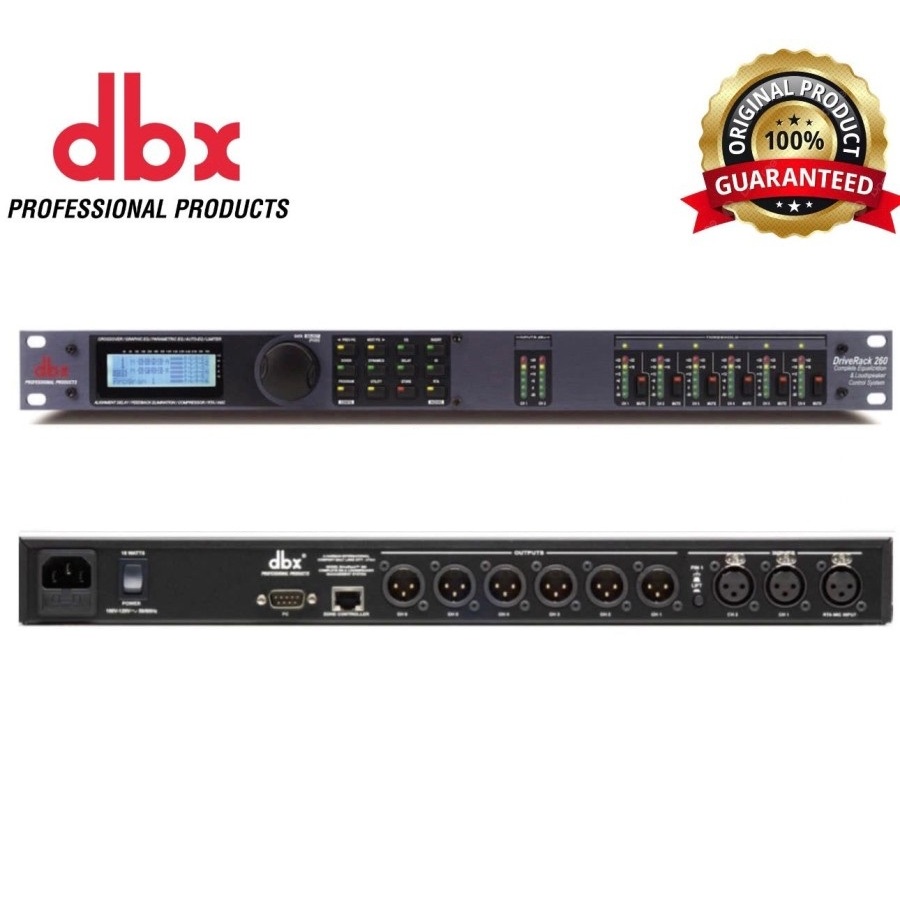 Promo Management DBX 260 DriveRack DBX 260V-EU 260 V EU Manajemen Original