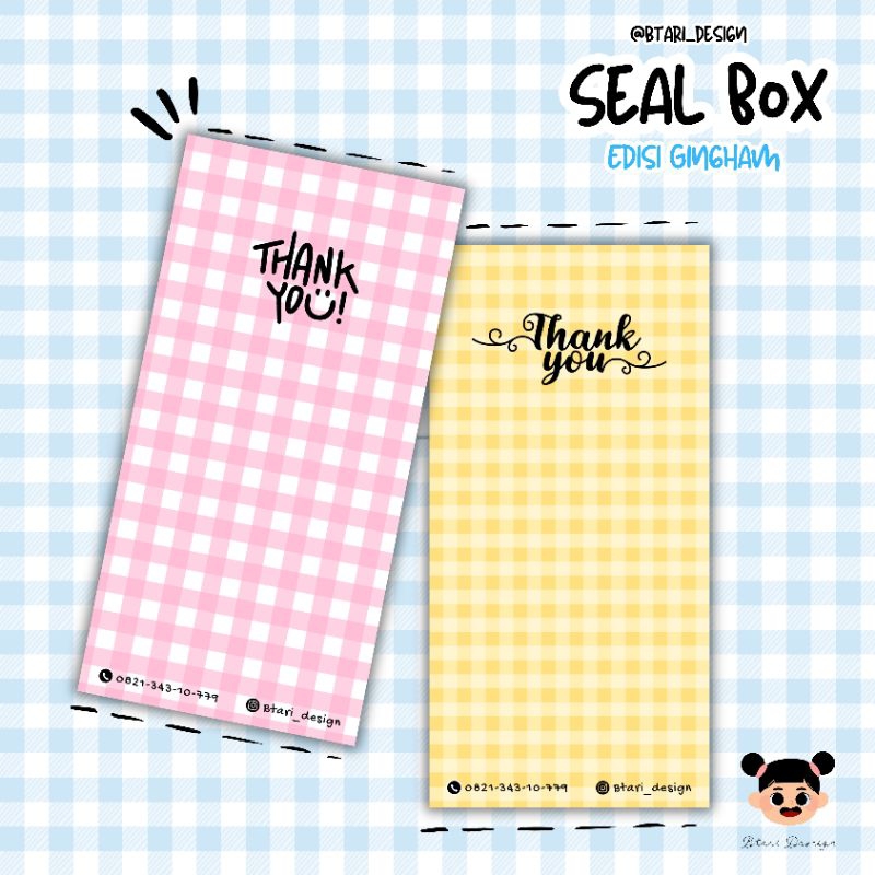 

Sticker Segel Box | Seal Box | Segel Makanan | Segel Kotak Box | Segel Hampers