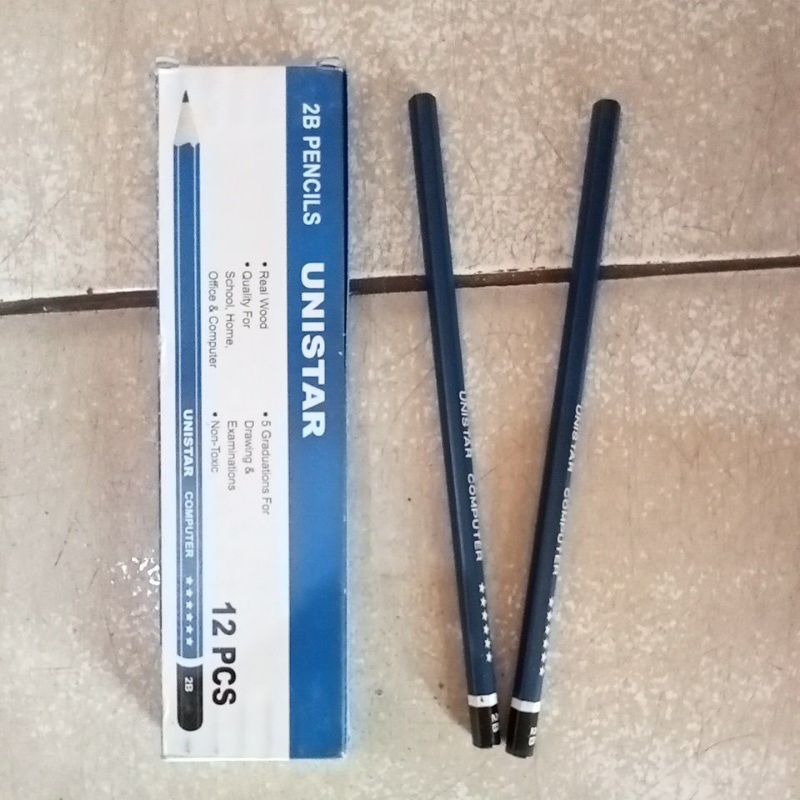 

2B Pencils Unistar / Alat Tulis Pensil