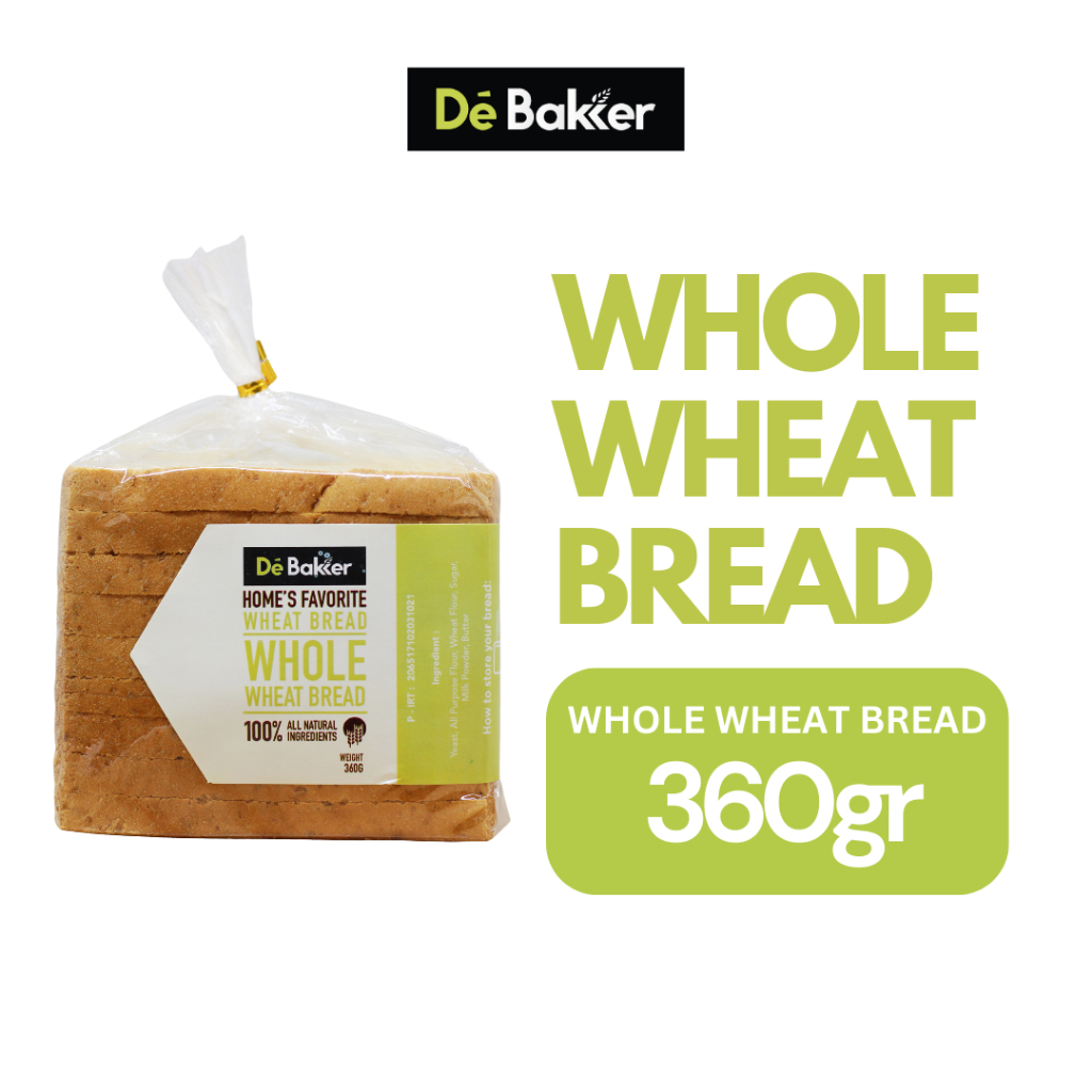 

Debakker Bakery Whole Wheat Sandwich Roti Sandwich Enak