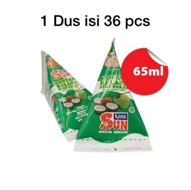 

Santan Sun Kara TCA Cube-65 TCA 65 ml x 36 pak per 1 Dus Karton an