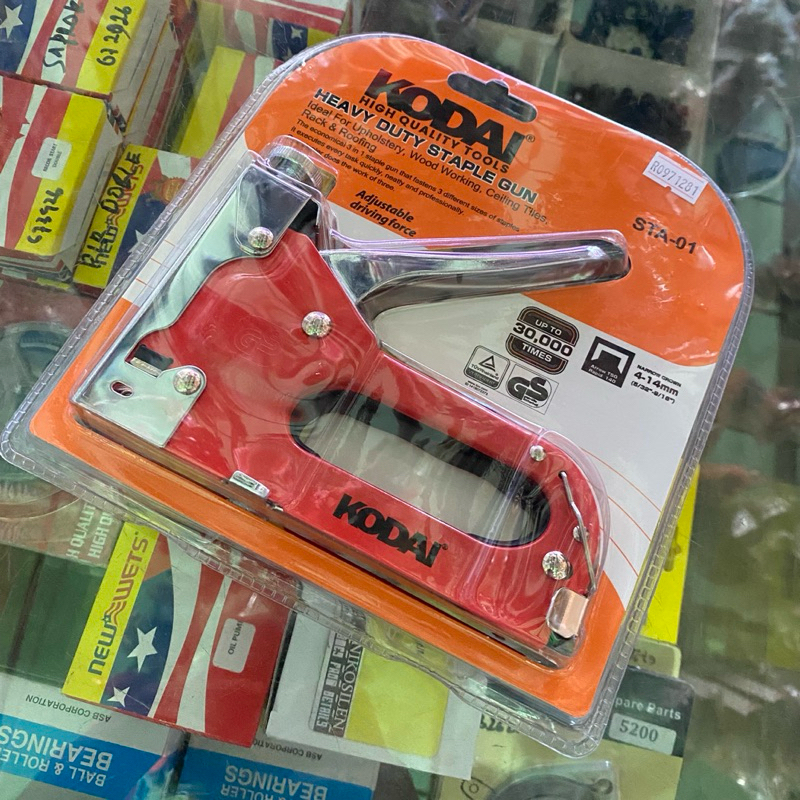 

Staples Gun KODAI / Mollar 3 in 1 - Hekter Staples Tembak Jok Paku Tembak Manual Hand Tacker