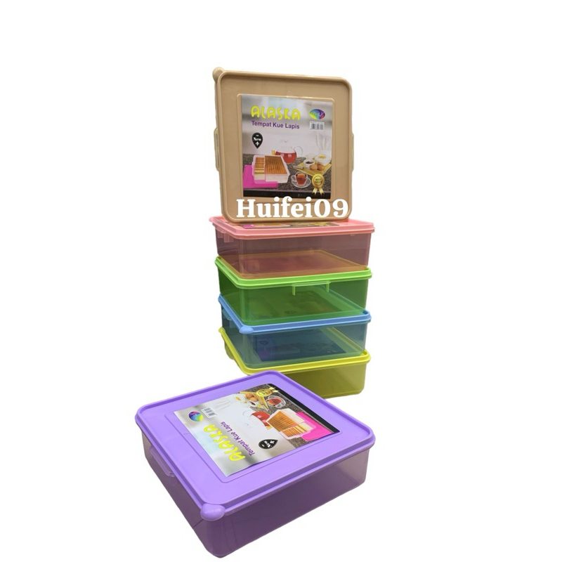 ALASKA TEMPAT KUE LAPIS PLASTIK MURAH TEMPAT  KUE PLASTIK MURAH
