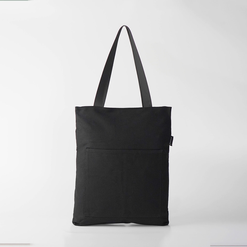 RECOMMENDED PAMOLE - TOTEBAG KANVAS TOTEBAG KULIAH TOTEBAG KERJA TOTE BAG PENUTUP RESLETING - CARRY