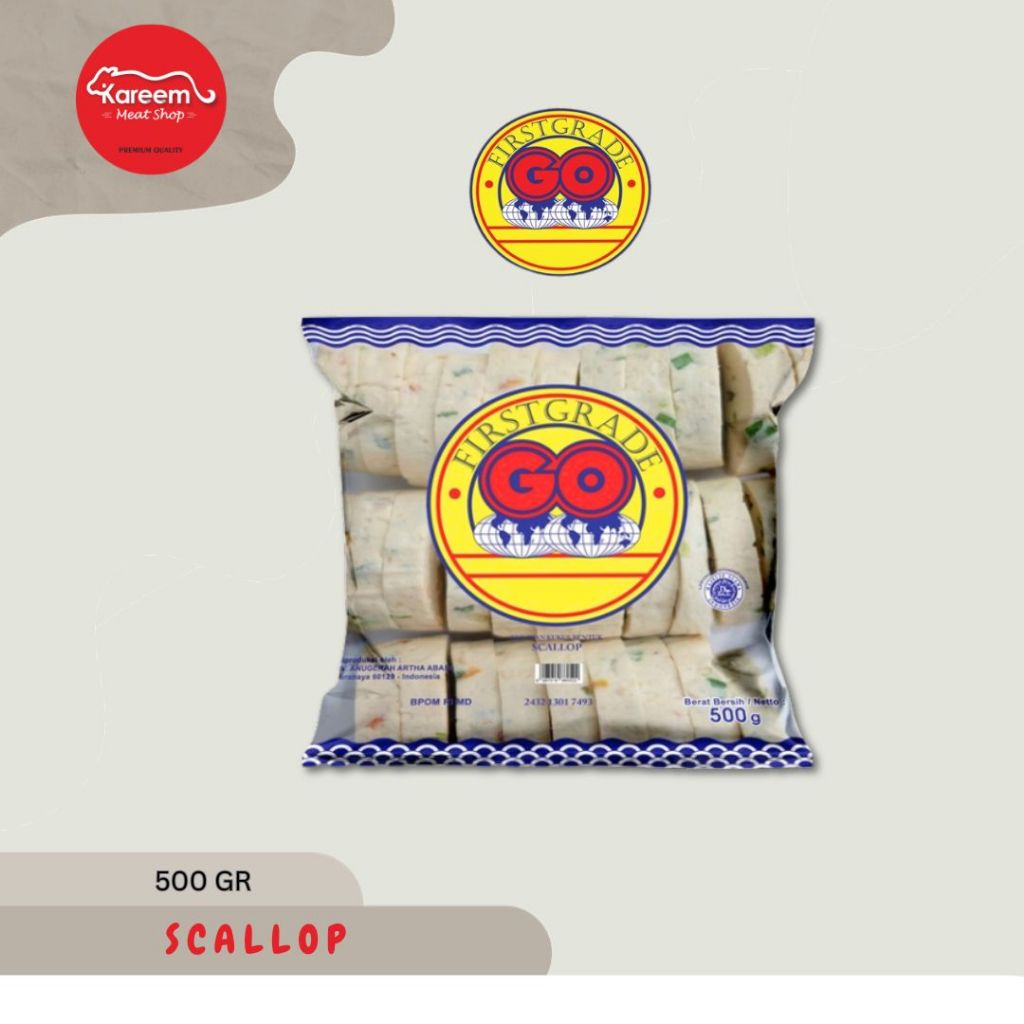 

GO SCALLOP IKAN/FROZEN FOOD/IKAN OLAHAN