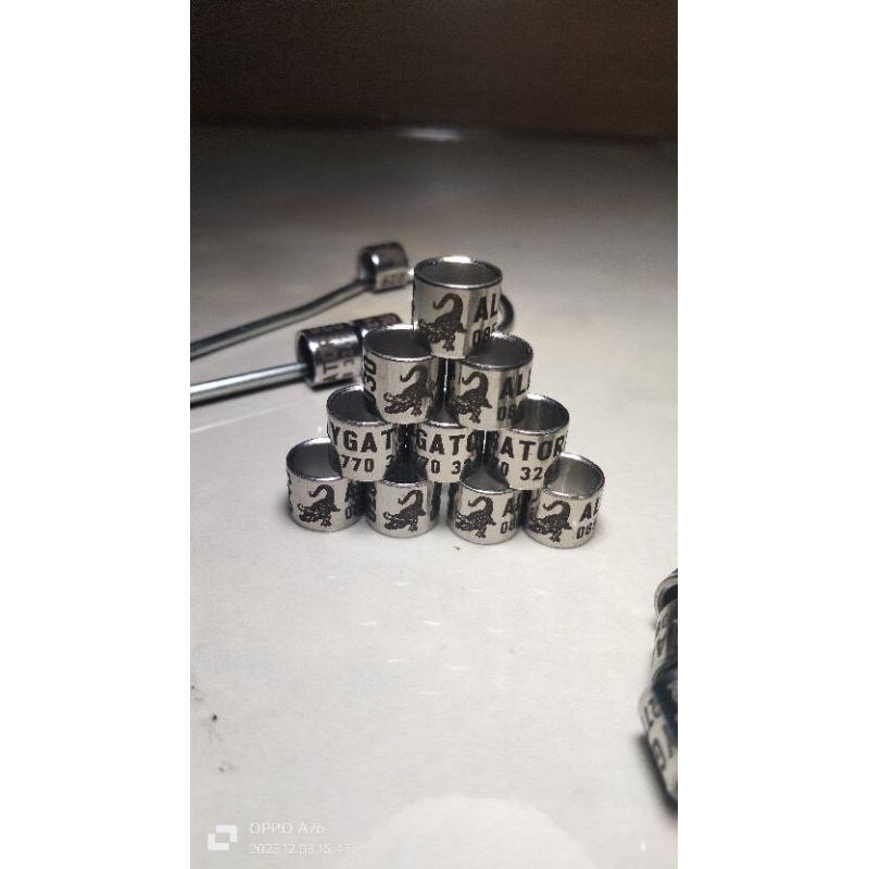 25 BIJI ring merpati ring burung merpati /baja ketok laser