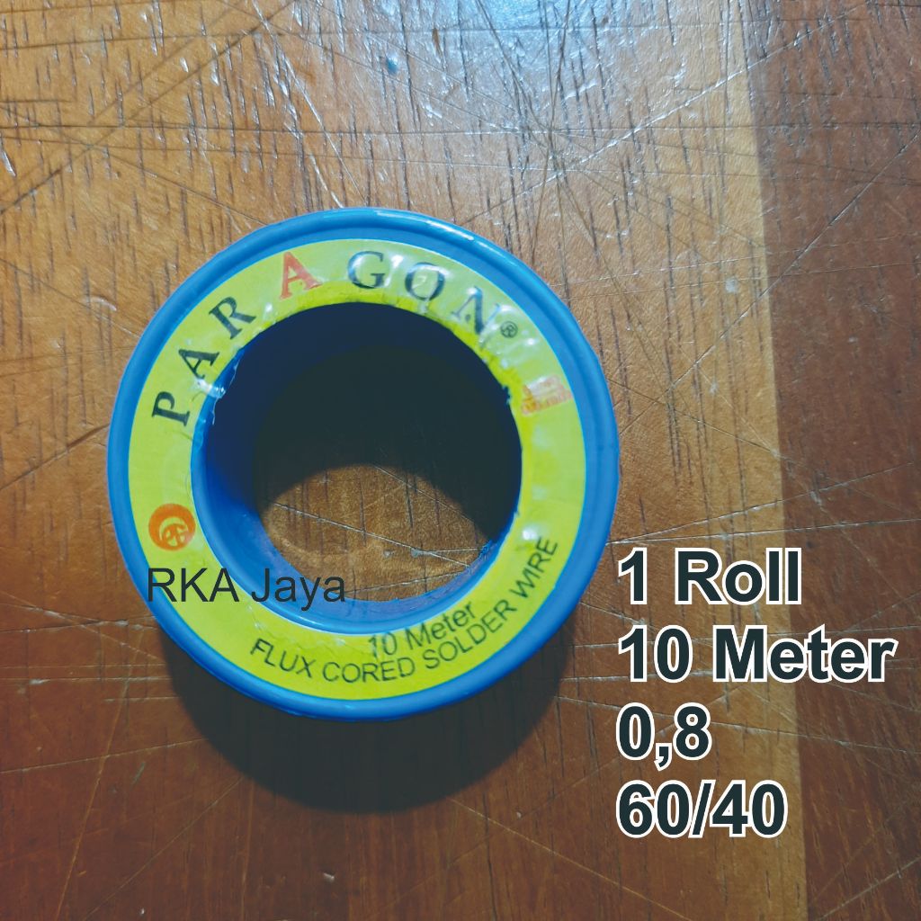 Timah Solder Tenol Cap Paragon 1 Roll 10m