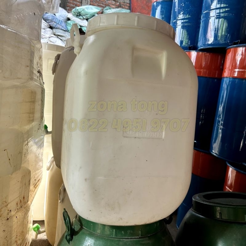 DRUM/TONG Plastik 50 LITER Cocok Untuk Tempat sampah/ Penampungan Air