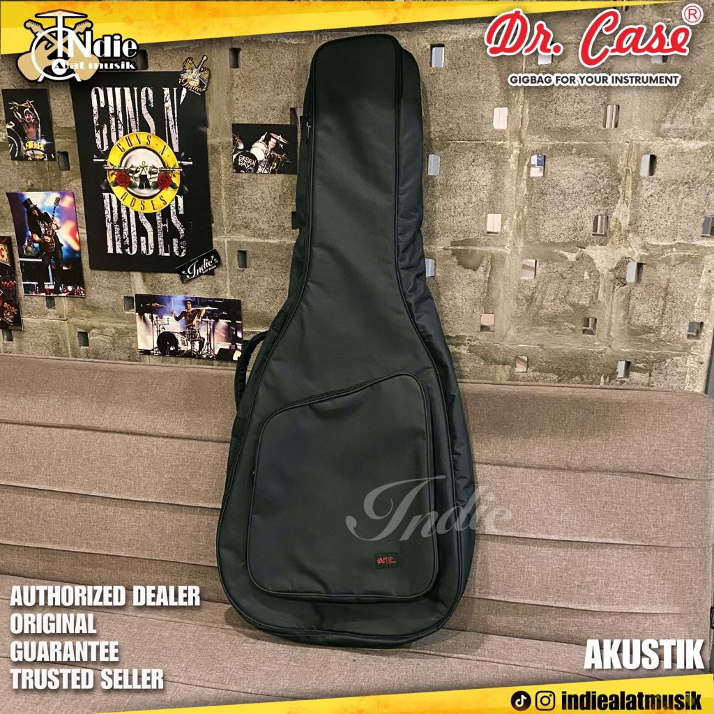 SOFTCASE GIGBAG GITAR AKUSTIK DR.CASE DR CASE l BLACK