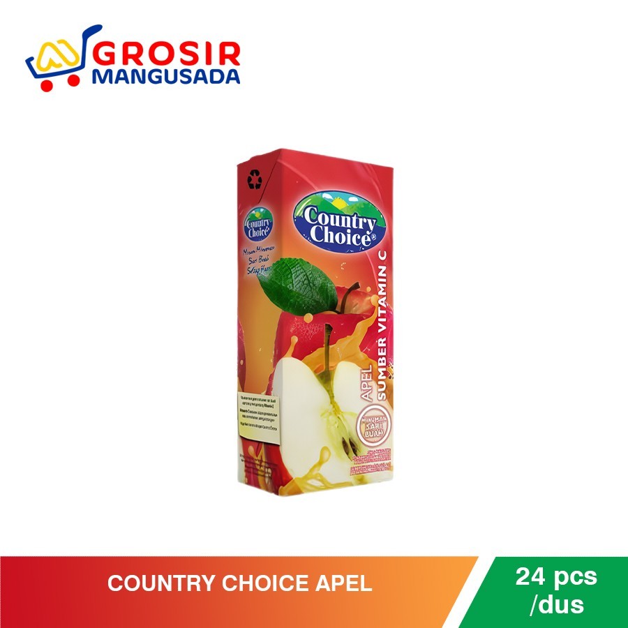 

Country Choice Apple Country Choice Rasa Jus Apel - 1 pcs