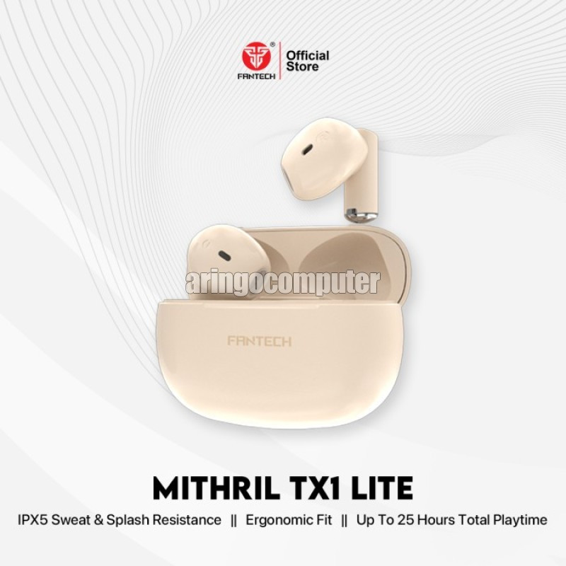 Headset Fantech MITHRIL TX1 LITE TWS Bluetooth BEIGE