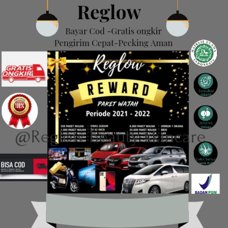 (Bisa COD) Join Reseller Reglow Skincare By Dr. Sindy putri , Free Gift , Peluang Bisnis Modal Renda