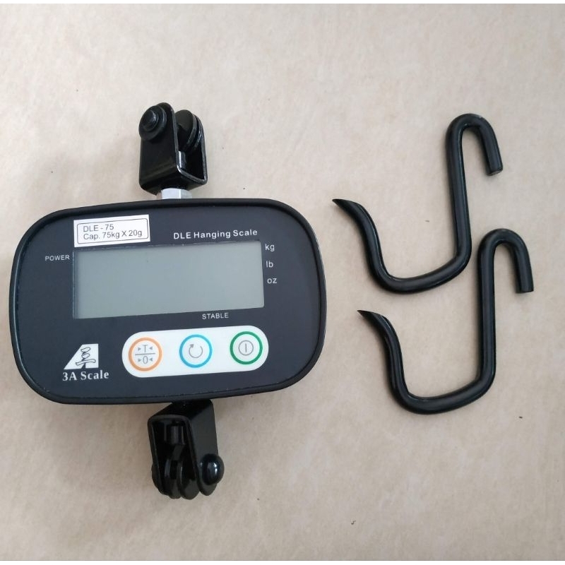 DLE 75kg 75 kg Timbangan Gantung Ayam Ikan Padi Digital Elektronik Electronic Scale
