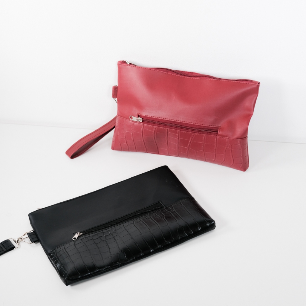 KIARA BAGS_STORE TAS CLUTH_TAS COMBINASI_TAS DOMPET_TAS SIMPLE ELEGAN MASA KINI MODEL TERBARU