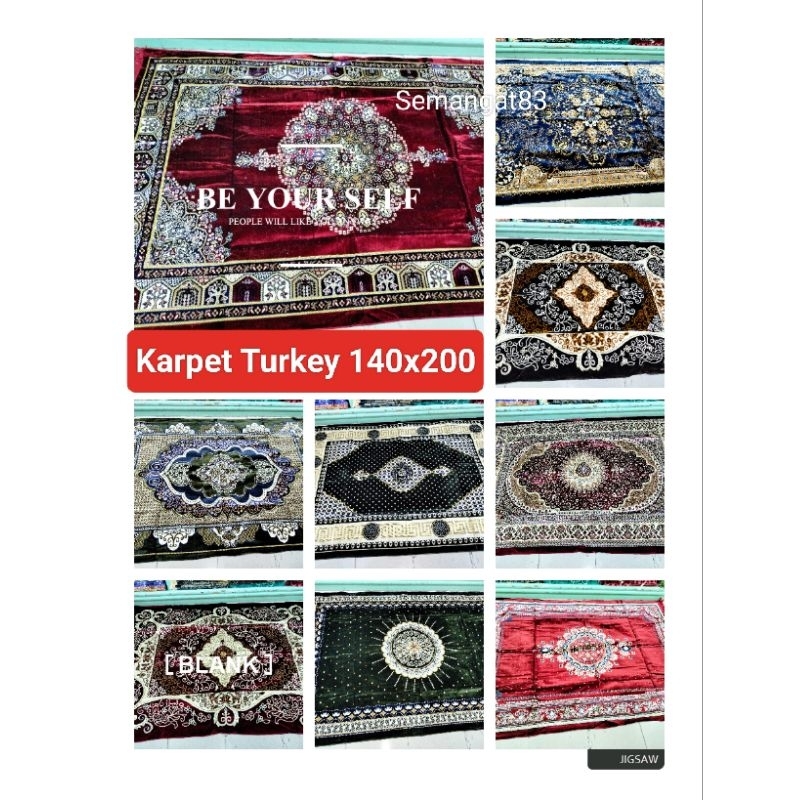 karpet TURKEY ukuran 140x200