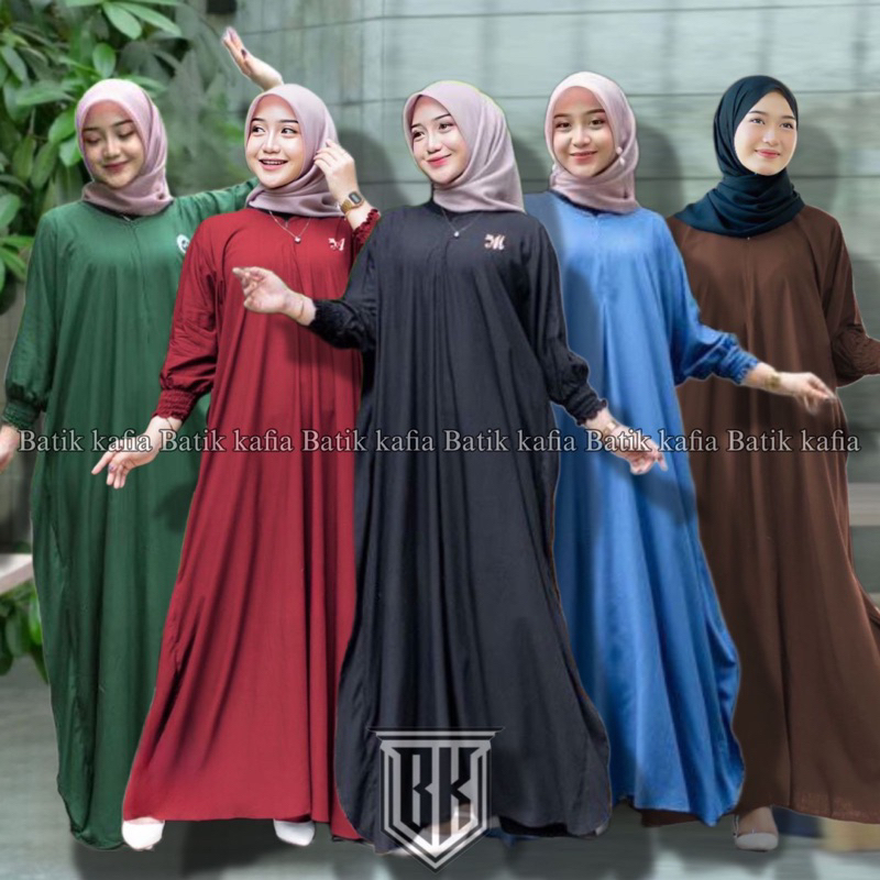 BILION KAFTAN POLOS SUPER JUMBO MAXY DRESS MATT RAYON PREMIUM TERBARU GROSIR ATAU ECER